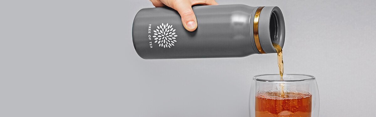 Thermo Bottle 2go mit integriertem Sieb