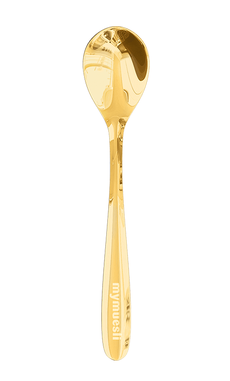 Goldener Löffel von mymuesli