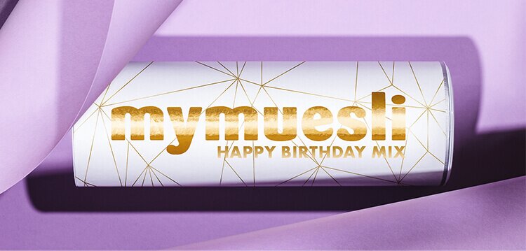 Happy Birthday Mix - zum 12-jährigen Jubiläum von mymuesli